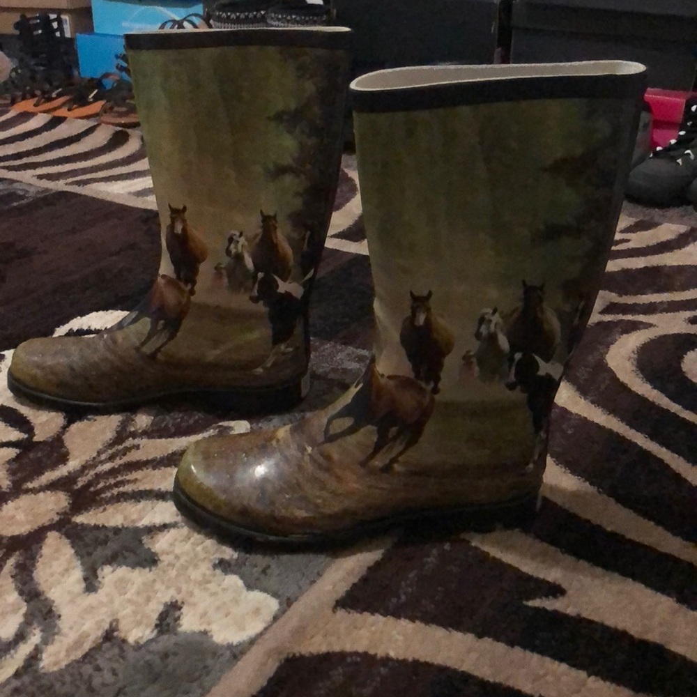 Horse rain boots